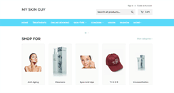 Desktop Screenshot of myskinguy.com